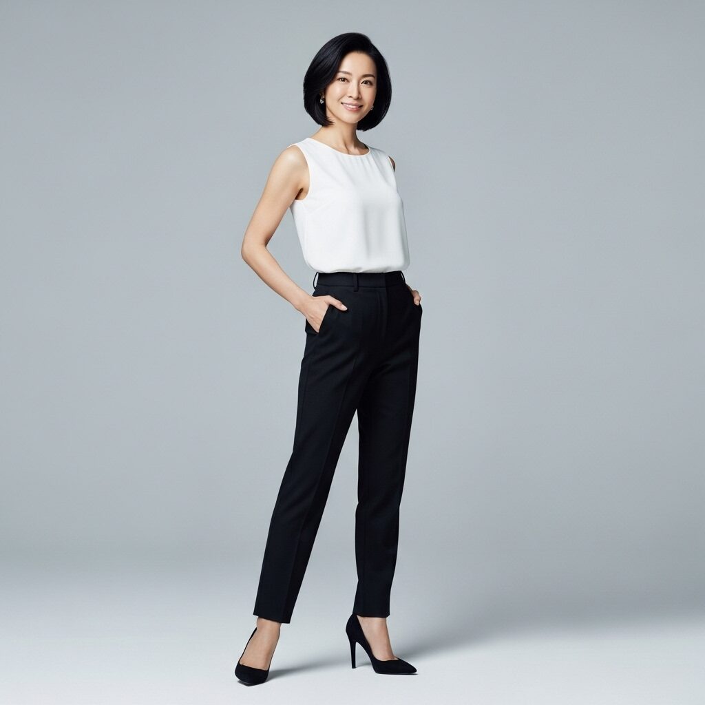 トレーニングで足が綺麗になった女性