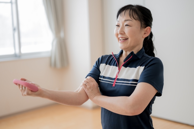 楽しくトレーニングするミドル主婦