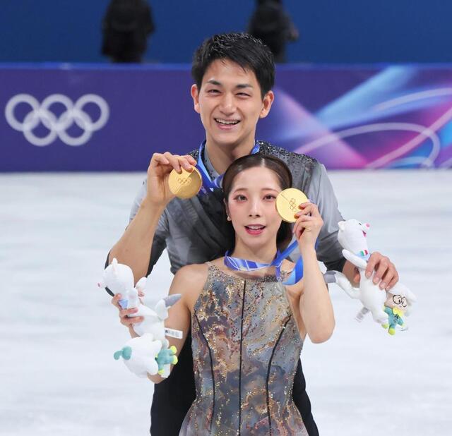 ミラノ・コルティナオリンピック
フィギアスケート　りくりゅうペア金メダル