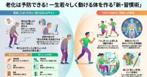 老化予防は何歳からでも遅くない｜体力・姿勢・筋肉を守る習慣のイメージ画像