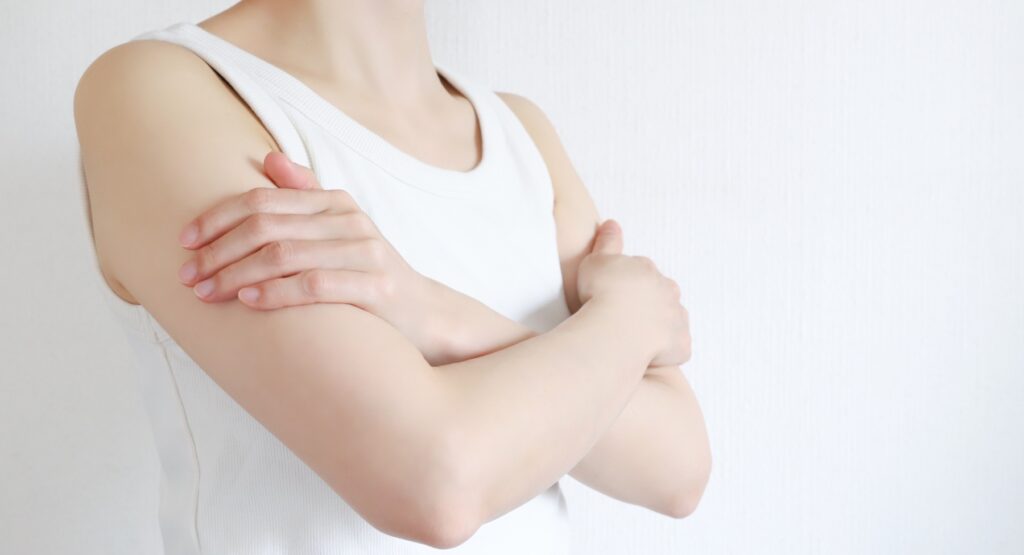 運動習慣がなく筋力がない女性