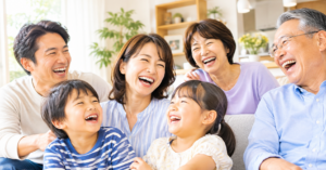 笑いで手に入る健康生活イメージ画像