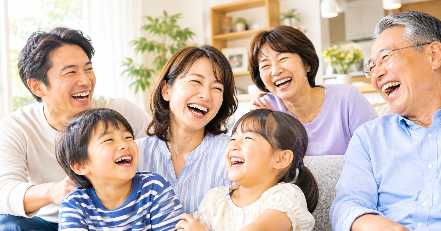 笑いで手に入る健康生活イメージ画像